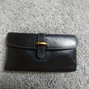 Dooney and Bourke Black and Red Wallet